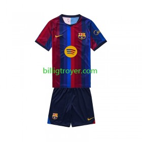 Billige Fotballdrakter FC Barcelona Barn Hjemmedraktsett 2026/27 Kortermet